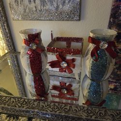 Xmas Custom Made Vases