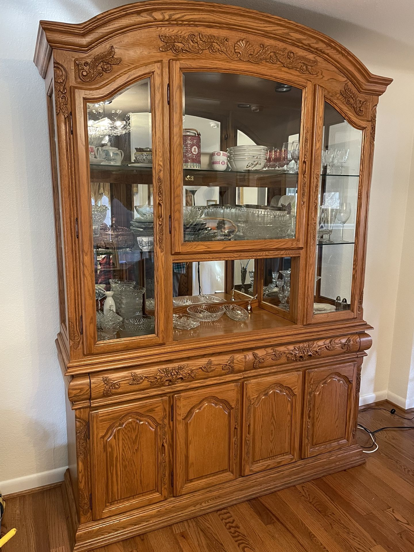 China closet with credenza