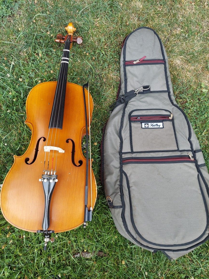 cello with bow