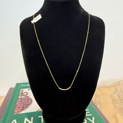 14K Yellow Gold Natural Diamonds Necklace 