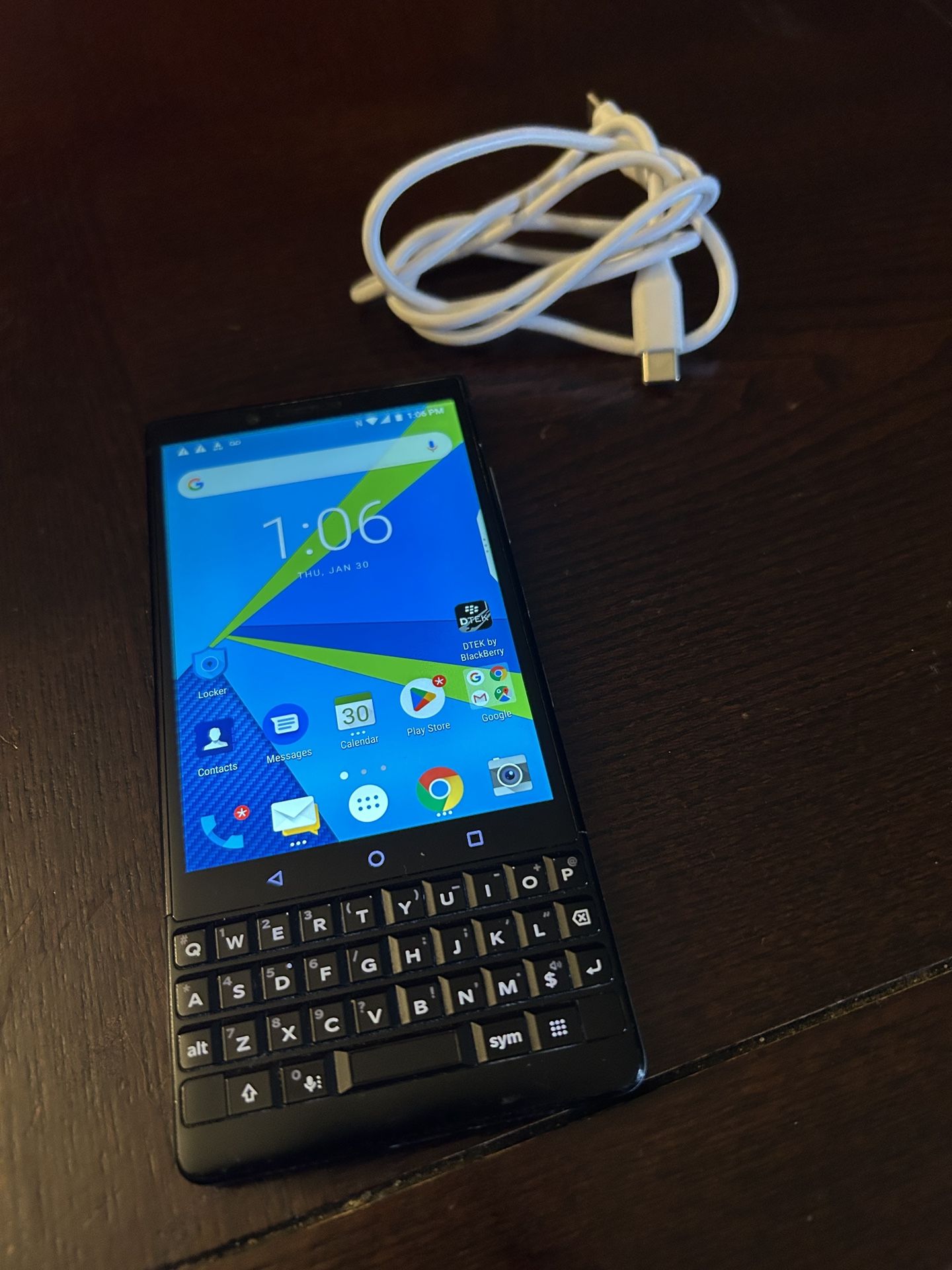 BlackBerry Key2 (BBF100-2) 64GB - Black (GSM Unlocked)