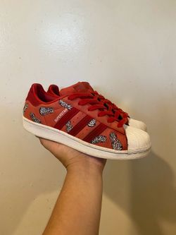 adidas Superstar Scarlet Pinapples (Women's) Size : 7.5