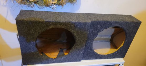 2 10" single subwoofer boxes