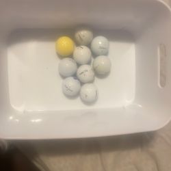 10 Basic Golf balls 