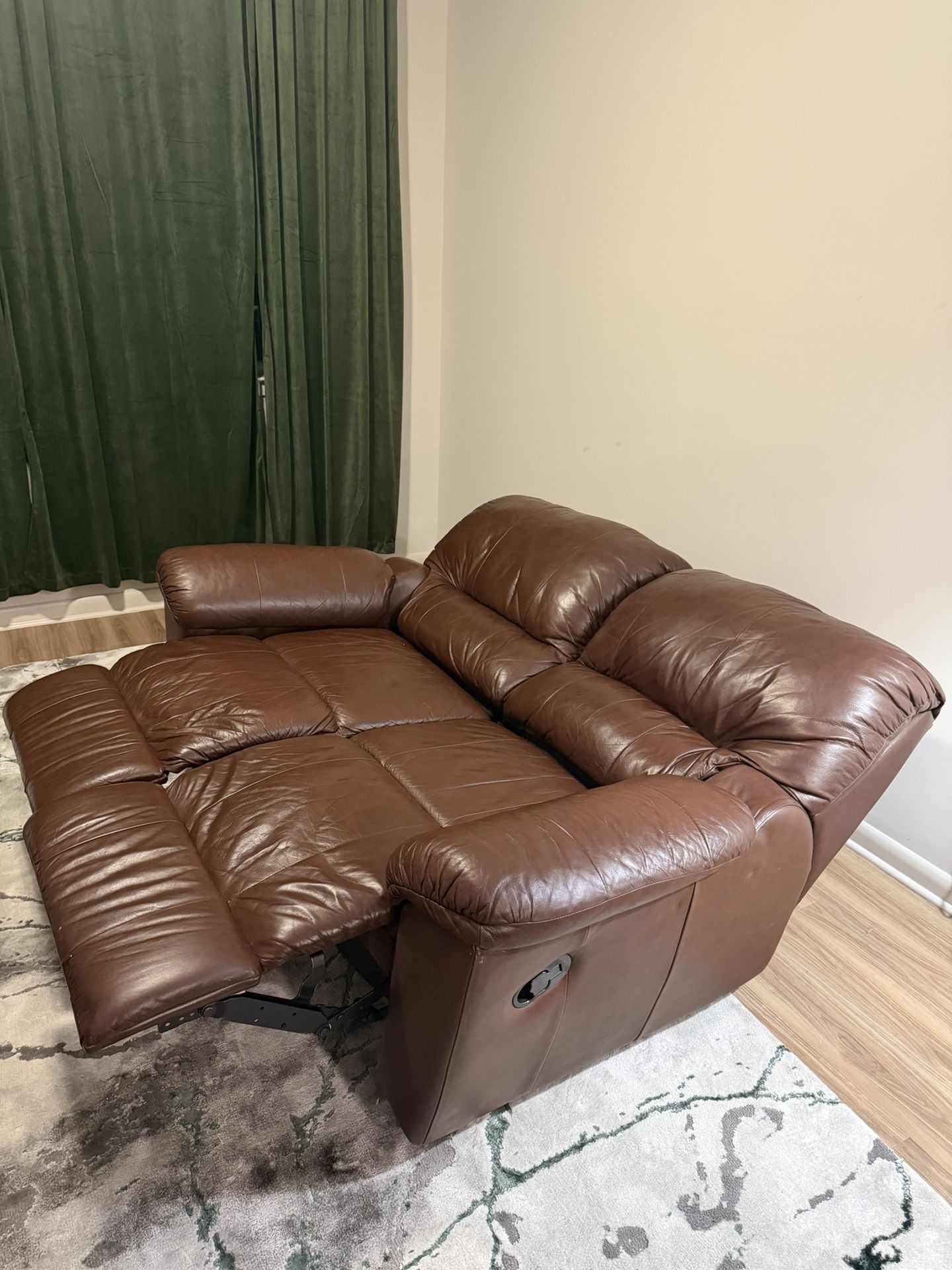 Leather Love Seat Recliner *Reduced Price*