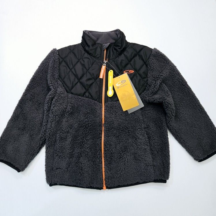 Champion Sherpa Fleece Kids Jacket
Size 4T
New With Tag