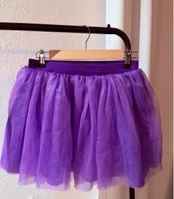 Purple Tulle Tutu Skirt one size