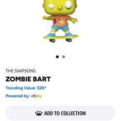 zombie Bart Funko Pop