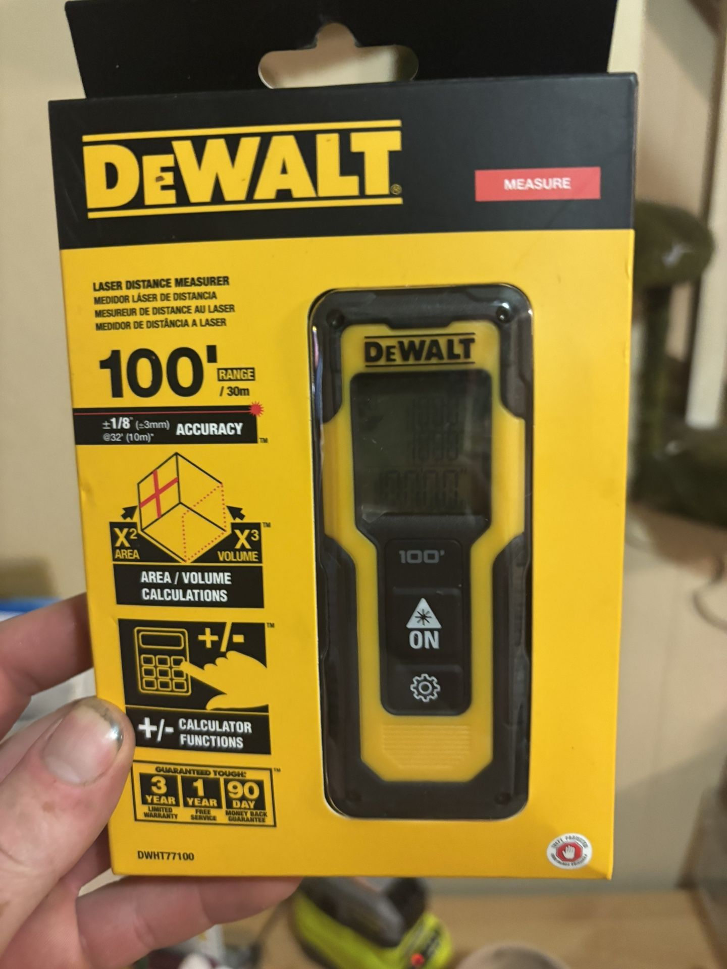brand New Dewalt Laser Measurer
