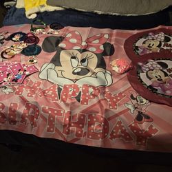 Minnie Mouse Bday Banner