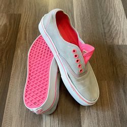 Women’s Size 8 Grey & Pink Vans