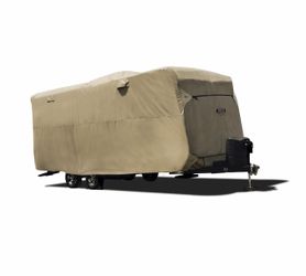 Travel trailer cover