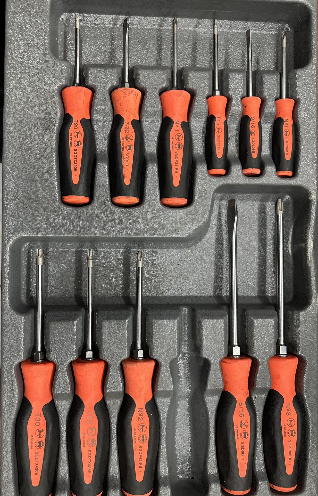 Snap-on 11 piece Screwdriver Set🪛