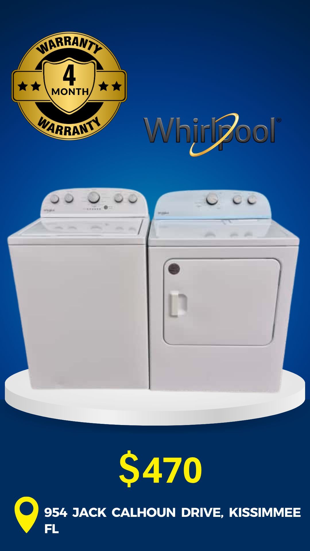 WASHER AND DRYER COMBO