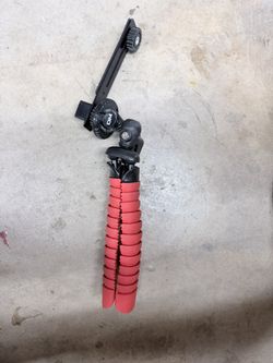 12-Inch Compact Rubberized Spider Tripod & Support, Large (Red) SP12-RED