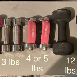 Various Small Free Weights