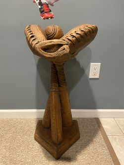 Baseball Statue/Bird Bath