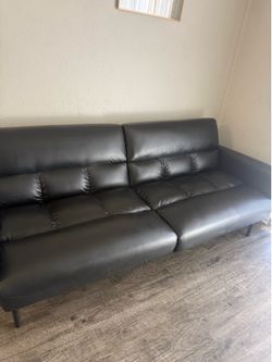 Leather couch