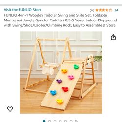 Widen Toddler Swing And Slide Set