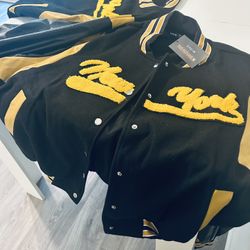SHEIN Jackets (New York) Black & Yellow