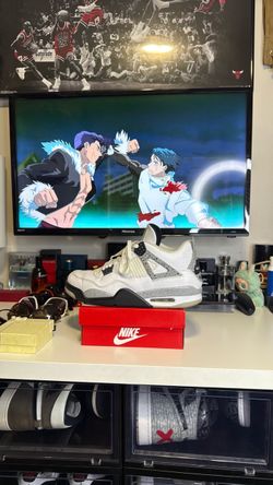 Air Jordan 4 White Cement Sneaker