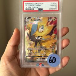 2023 Pokemon “Zeraora” VMAX  #GG42 PSA 10