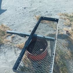 500lbs Folding Hitch Mounted Cargo Rack