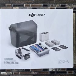 DJI mini 3 fly more combo drone and built in screen remote controller 