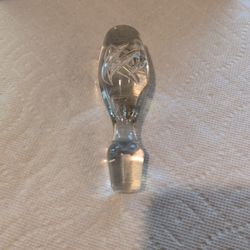 vintage crystal stopper