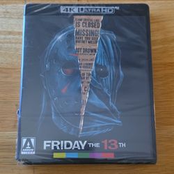 Friday the 13th - 4k Ultra HD Blu-ray media - new & unopened