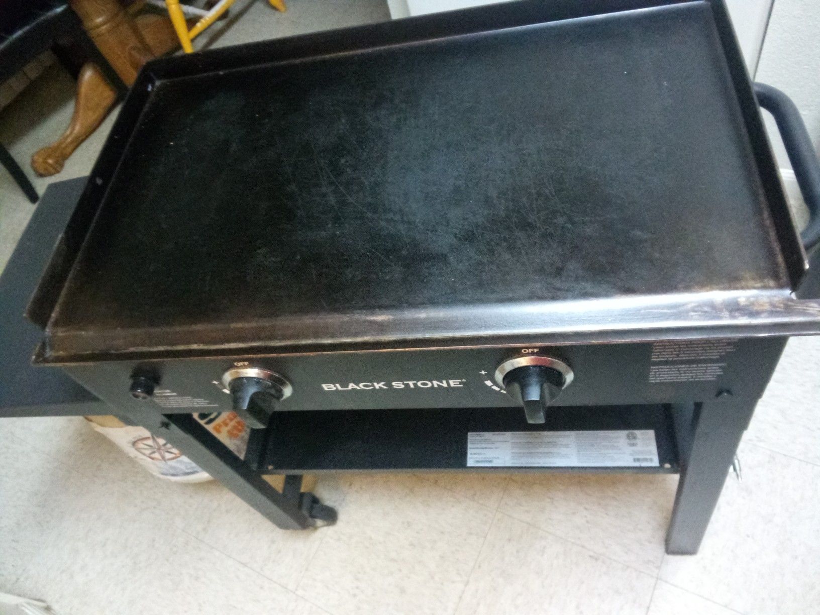 Griddle /bbq pit