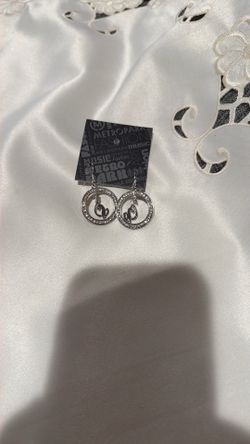 Earrings With Dazzling , $8