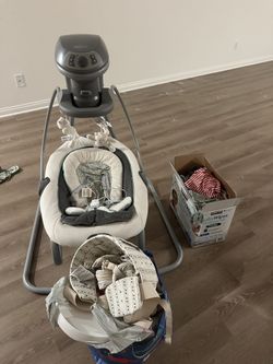 Baby Swing With Clothes
