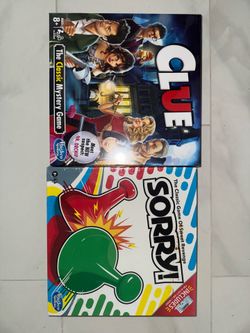 Sorry & Clue Board Game