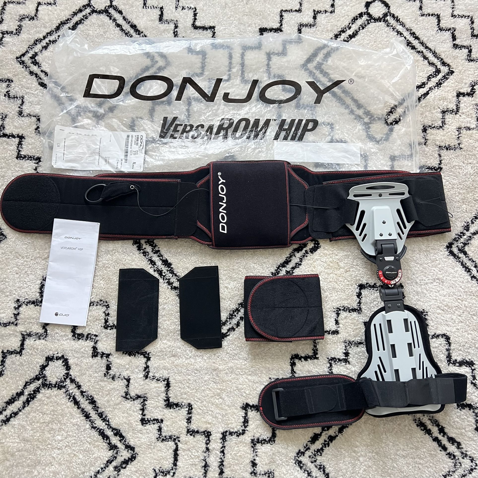 DONJOY VERSAROM HIP BRACE Left or Right Adult Adjustable 36”waist