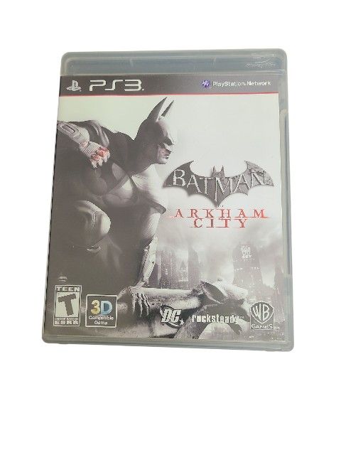 Batman: Arkham City, Origins, Asylum PlayStation 3 Game Tested Working