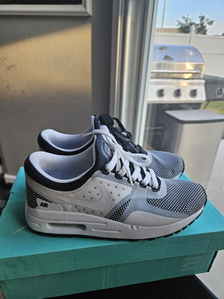 Women Nike Air Max Zero Black White Wolf Grey