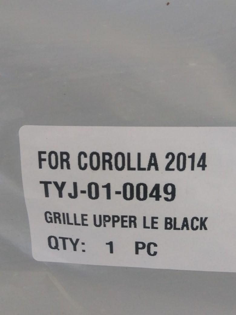 Brand New For Toyota Corolla 2014
