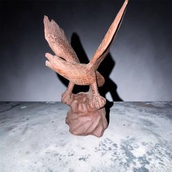 Wood Statue Antique Artisanal