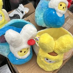 Peeps X Pompompurin Plush Easter Basket , 11In Orange and Yellow Brand New w/ Tags