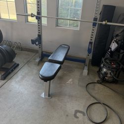 Olympic Weight Bench Set