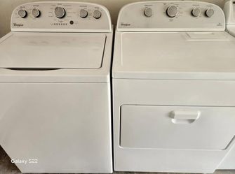 Washer and dryer set