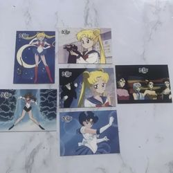 🔥6 RARE💎SailorMoon S Hero Collection 🌙Platinum Card Mc-11 ~Plus 6 Bonus Cards
