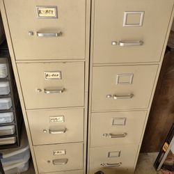 4 Drawer File Cabinets 