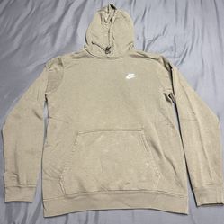 Men’s Nike Pullover Green Hoodie - Size Medium