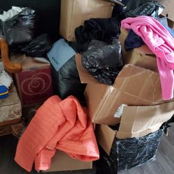 Boxes Of New Women's Clothes 