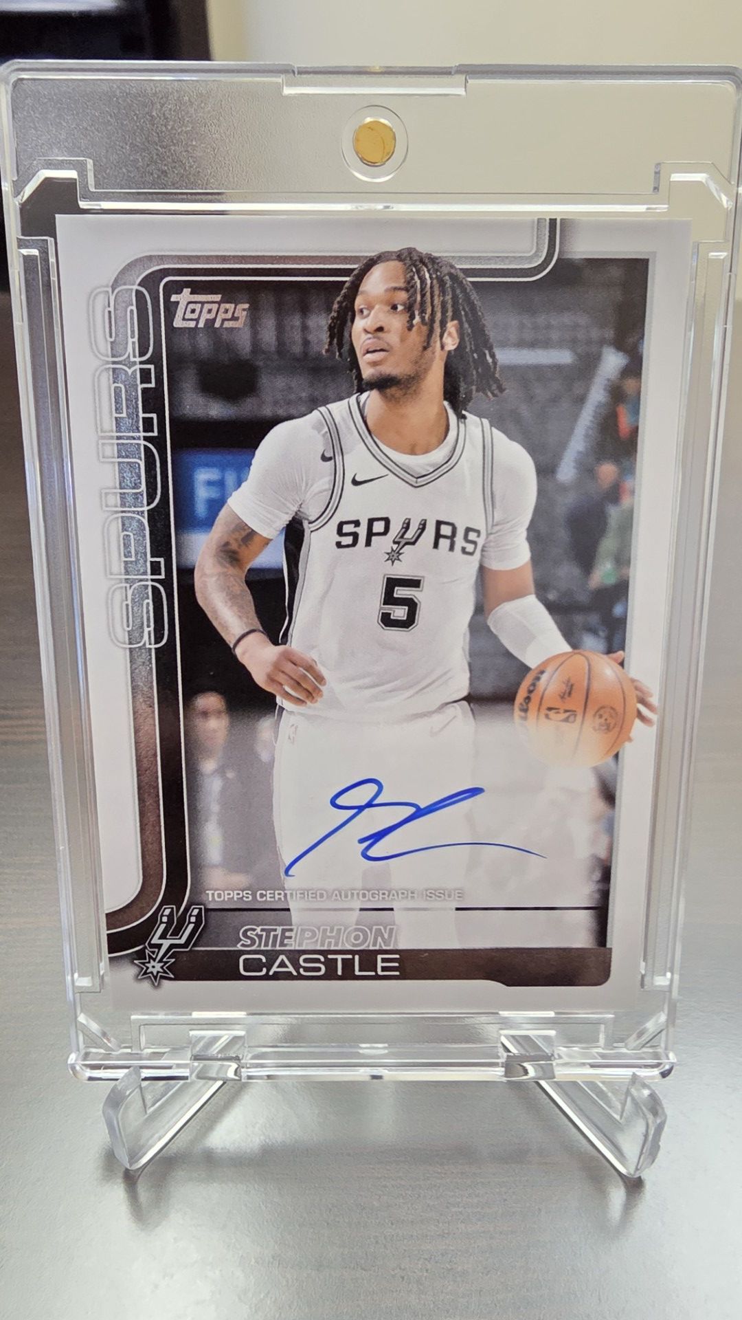 2025-26 STEPHON CASTLE TOPPS FLAGSHIP REAL ONES AUTO for Sale in San ...