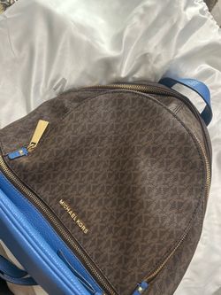 Michael Kors Blue Backpack💙💙(USED ONCE!) includes product bag for storage