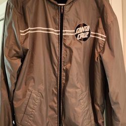 Santa Cruz Men's Hooded Windbreaker Jacket