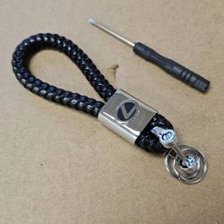 Brand New Lexus Black BV STYLE CALF Braided Leather Strap